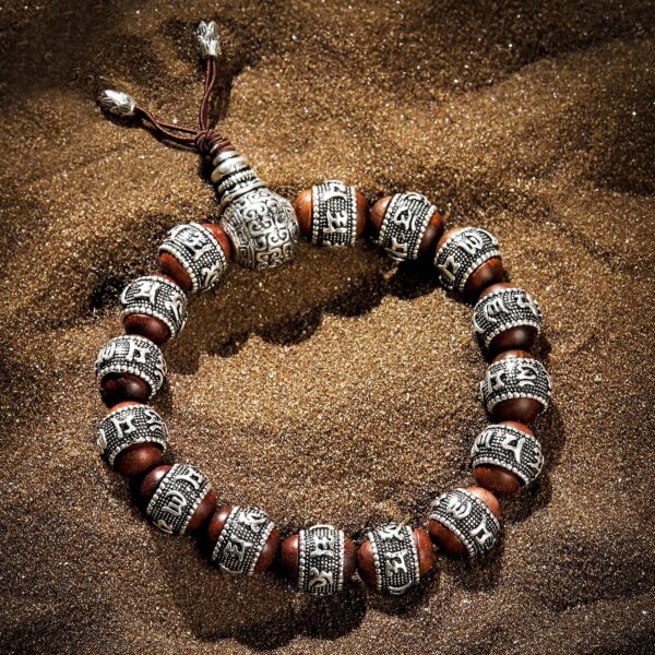 Rooted in Spirituality - Agarwood Mantra Bracelet