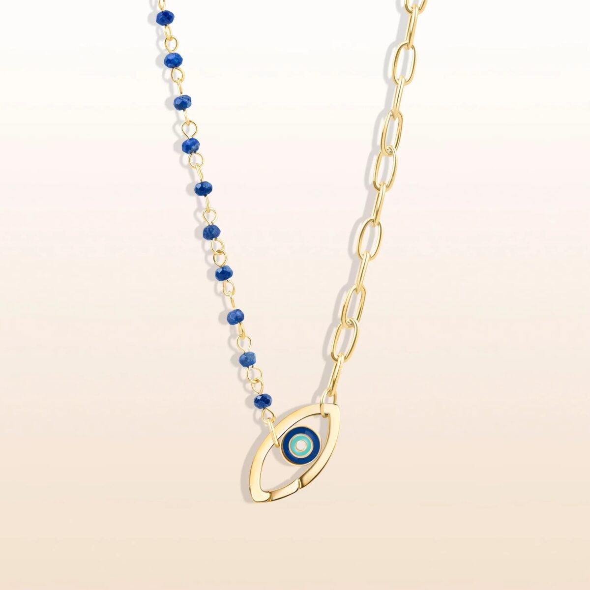 Harmonious Rhythm - Lapis Lazuli Evil Eye Charm Wrap